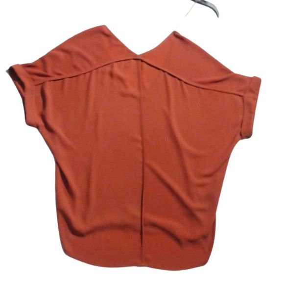 V-Neck High Low Oversized Blouse NEW Mauve Sophisticated Top by Lush NWOT - Picture 5 of 10